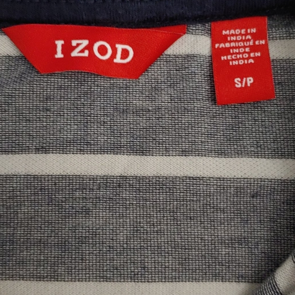 Izod Men's Striped Polo - Picture 2 of 5
